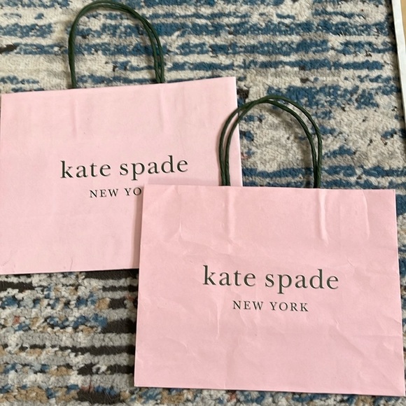 2 small Kate spade shopping gift bags - Picture 1 of 2